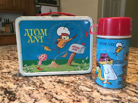 atom ant metal lunch boxes|vintage metal lunch boxes.